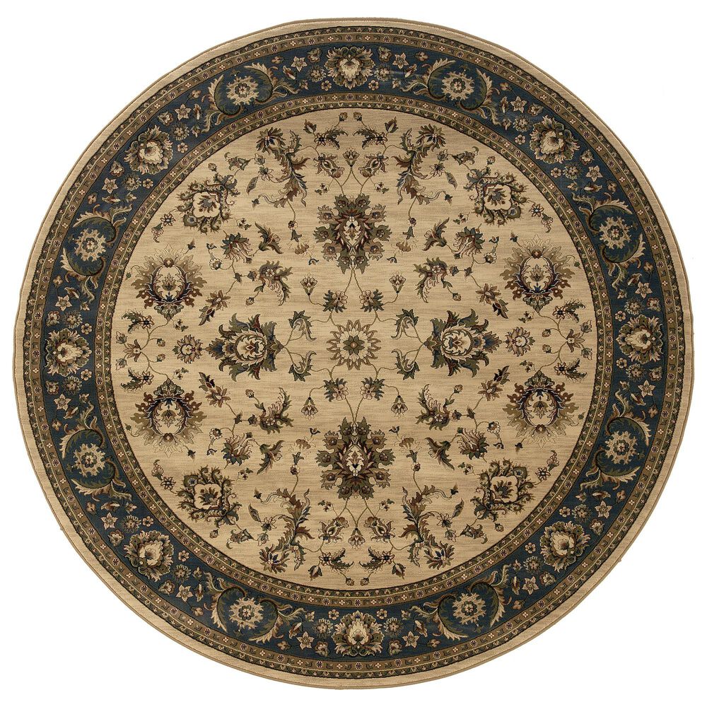 Oriental Weavers Ariana 311Z 8&#39; Round Cream Area Rug, , large