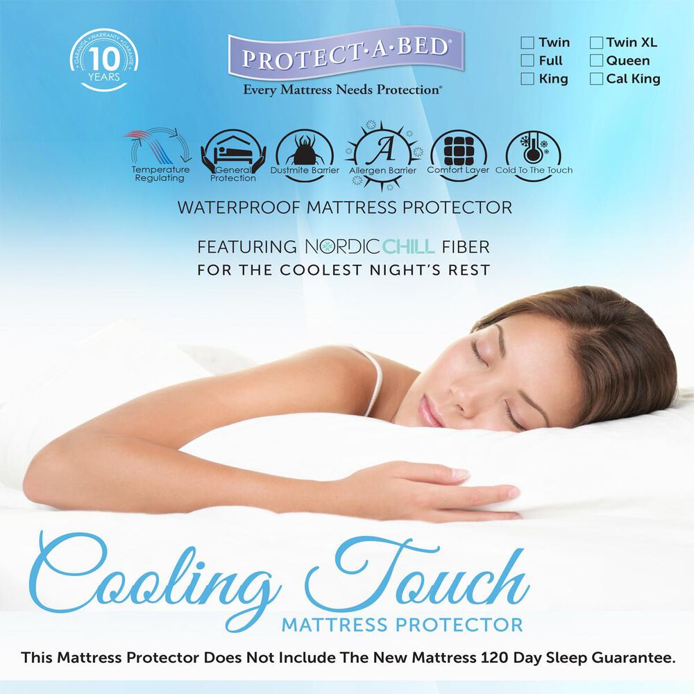 Protect A Bed Cooling Touch King Mattress Pad, , large
