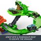 Hot Wheels Monster Trucks Dragon Demolition Track Set in Multicolor, , large