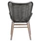 Hearth and Haven Mateo Outdoor Patio Dining Chair in Gray, , large