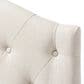 Baxton Studio Myra Twin Upholstered Panel Headboard in Light Beige, , large