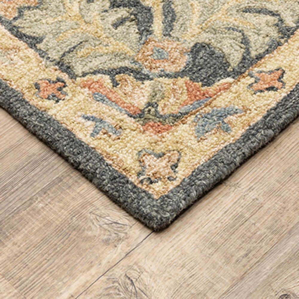 Oriental Weavers Alfresco Medallion 28401 10&#39; x 13&#39; Blue Area Rug, , large