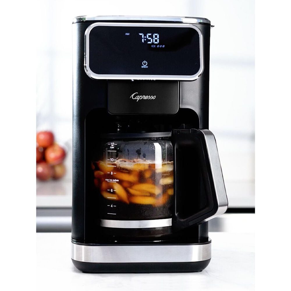 Jura 12-Cup Replacement Carafe with Lid for Model 496.01 in Black, , large