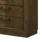 Crown Mark Lakecrest 3 Drawer Nightstand in Brown, , large