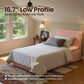HOMLUX Plush Twin Mattress with Pink Headboard, , large