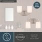 Vaxcel Laurelhurst 2-Light Bathroom Vanity in Satin Nickel, , large