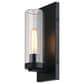 Vaxcel Grantley 1-Light Outdoor Wall Sconce in Matte Black, , large