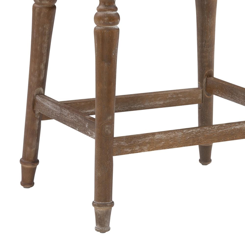 Linon Home Decor Hayes Counter Stool in Hazelnut Brown, , large