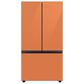 Samsung Bespoke 3-Door French Door Refrigerator Bottom Panel in Clementine Glass, , large