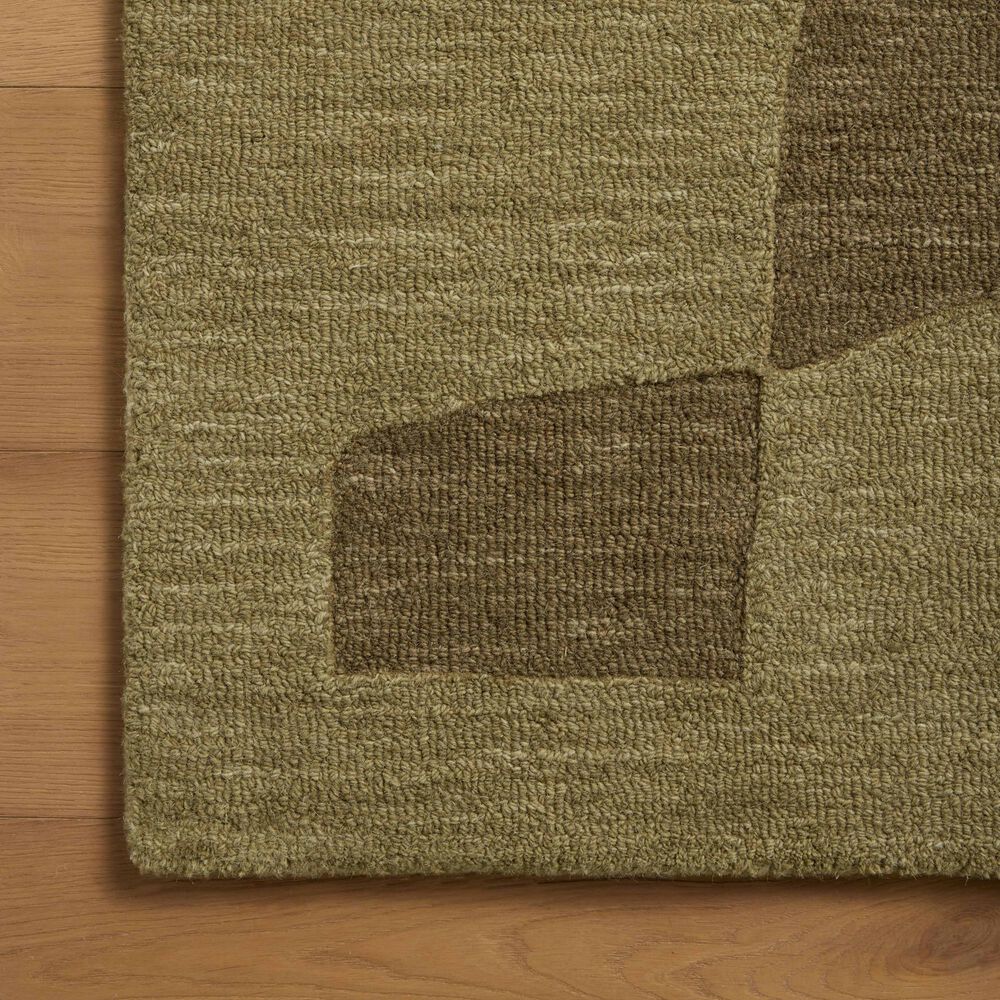 Loloi Craven Green and Olive 8'6" x 11'6" Area Rug, , large