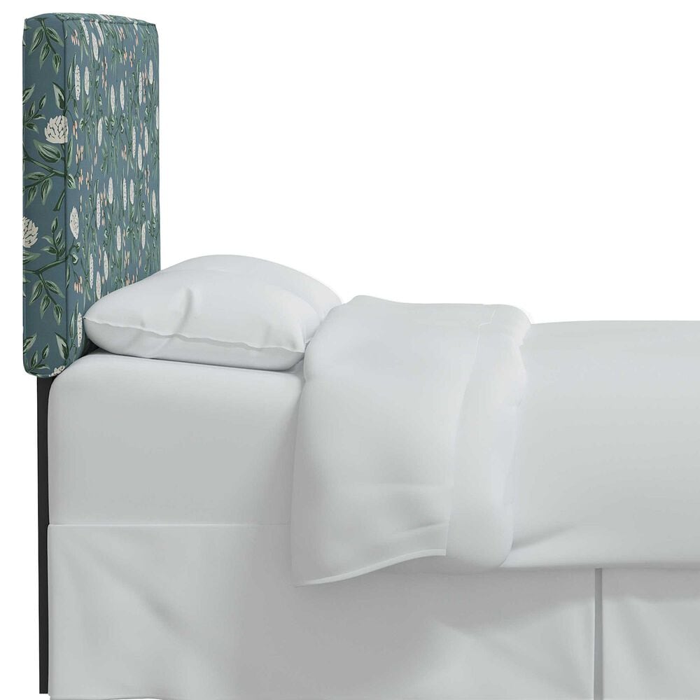 Skyline Furniture Elly King Headboard in Peonies Emerald, , large