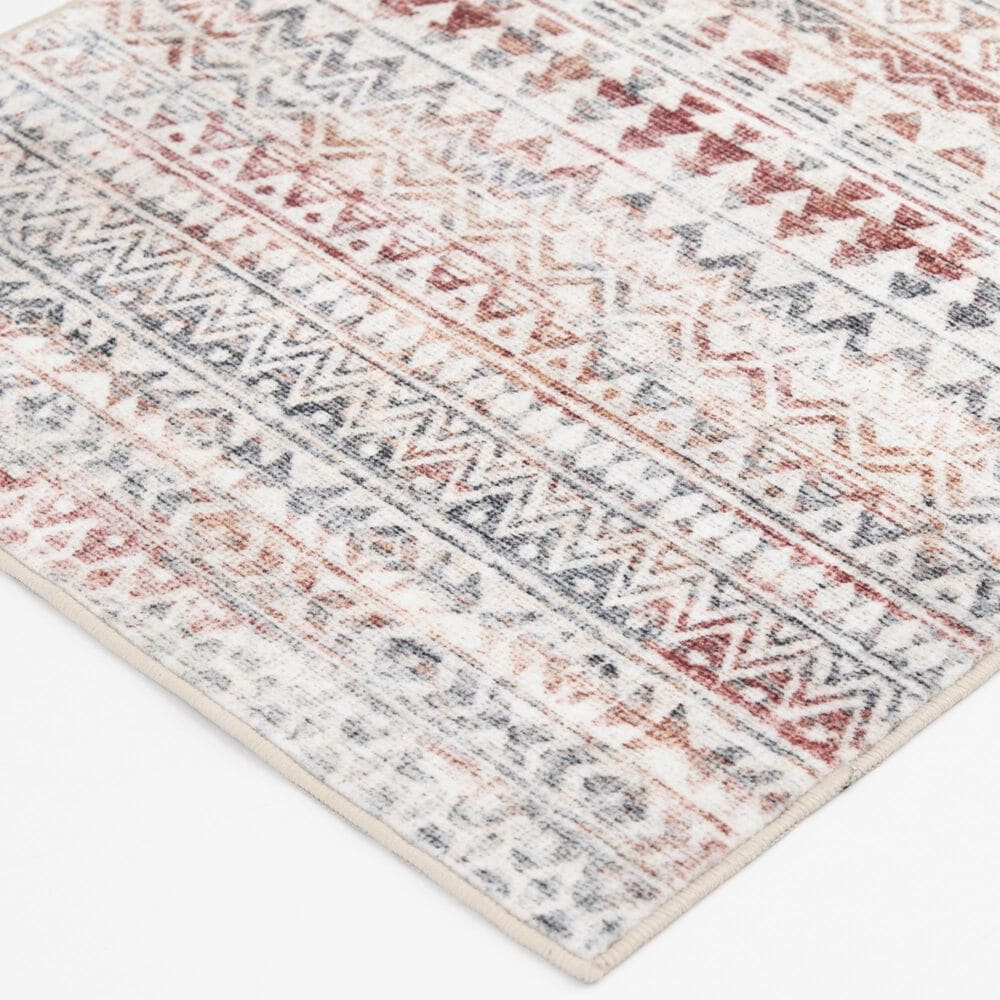 Central Oriental Rugease Velveteen Cinzia Multicolor 2&#39;3&quot; x 6&#39; Runner, , large