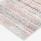 Central Oriental Rugease Velveteen Cinzia Multicolor 2"3" x 6" Runner, , large