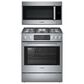 Bosch Benchmark 2-Piece Kitchen Package with 4.6 Cu. Ft. Gas Slide-in Range and 1.9 Cu. Ft. Over-The-Range Microwave in Stainless Steel, , large
