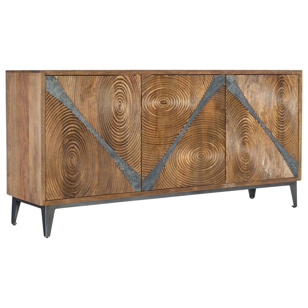 Hooker Furniture Commerce and Market 69&quot; Vortex Entertainment Console in Mango and Slate, , large