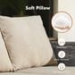 HOMLUX 5-Piece Outdoor Conversation Set in Beige, , large