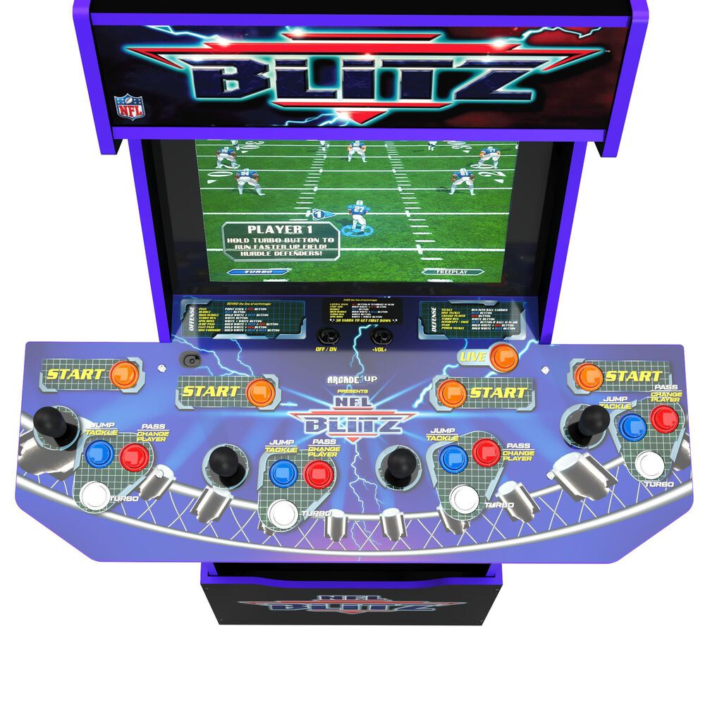  Arcade1Up NFL Blitz Legends Arcade Machine - 4 Player