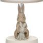 Lambs & Ivy Signature Bunny Hop Table Lamp in Taupe and Silver Gray, , large