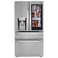 LG 2-Piece Kitchen Package with 22.3 Cu. Ft 4-Door French Door Refrigerator and Single Door Freezer in Stainless Steel, , large