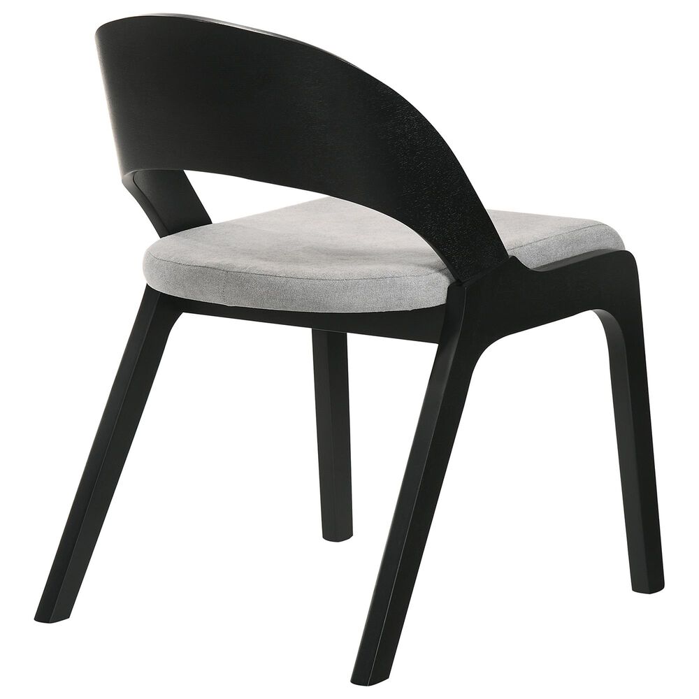 Blue River Venus and Polly 5-Piece Dining Set with Gray Cushion in Black, , large
