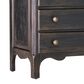 Hooker Furniture Americana 3-Drawer Nightstand in Black and Antique Bronze, , large