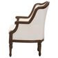 Baxton Studio Charlemagne Accent Chair in Off-White, , large