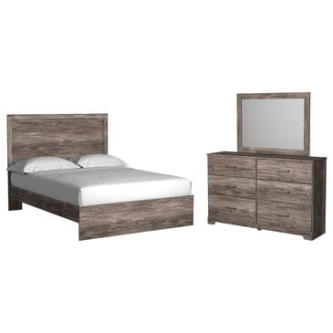 Ashley Ralinksi 3 Piece Queen Bedroom Set in Gray, , large