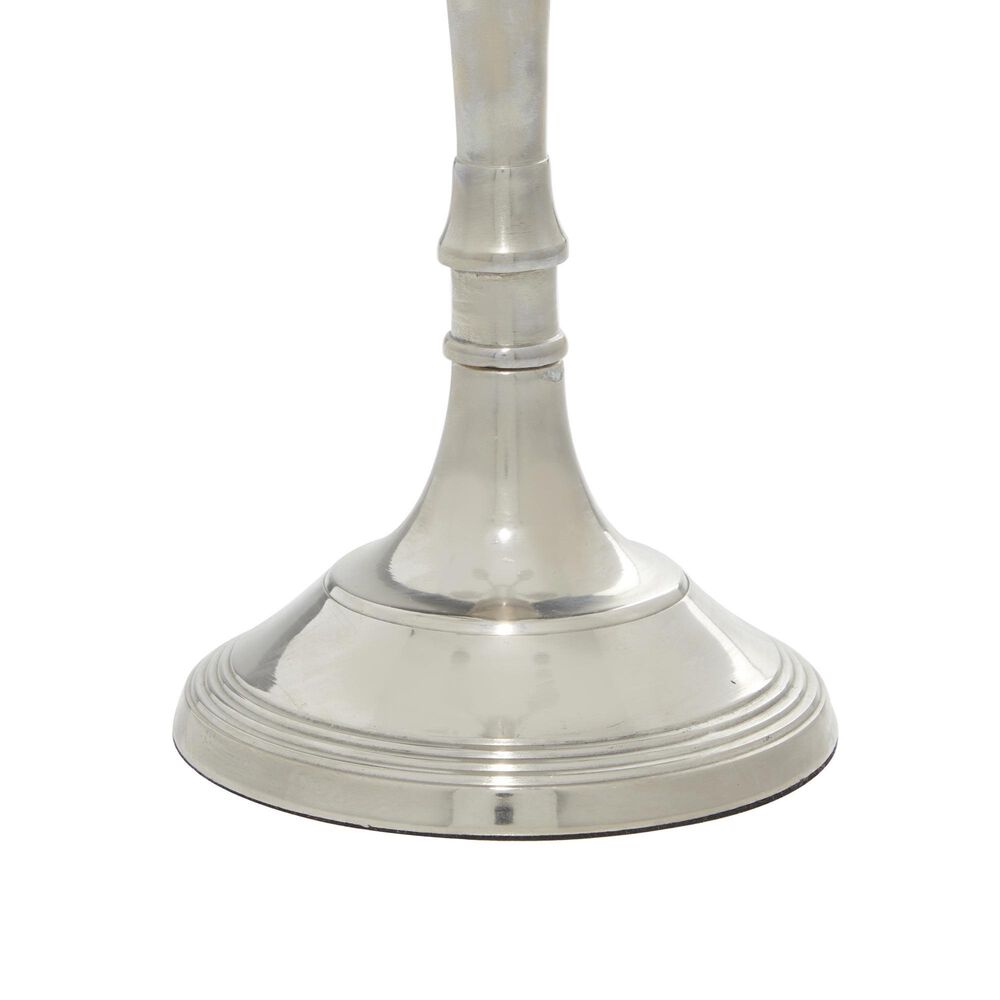 Maple and Jade 15&quot; x 29&quot; Hurricane Lamp in Silver, , large