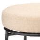 Jamie Young Ashbourne Counter Stool with Beige Upholstery in Black, , large