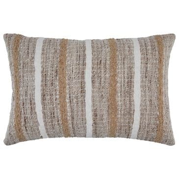 Ashley Benish 14" x 22" Lumbar Throw Pillow in Tan, Brown and White, , large