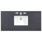 James Martin Vanities Amberly 48" Single Bathroom Vanity in Walnut with 3 cm Charcoal Soapstone Quartz Top and Rectangular Sink, , large