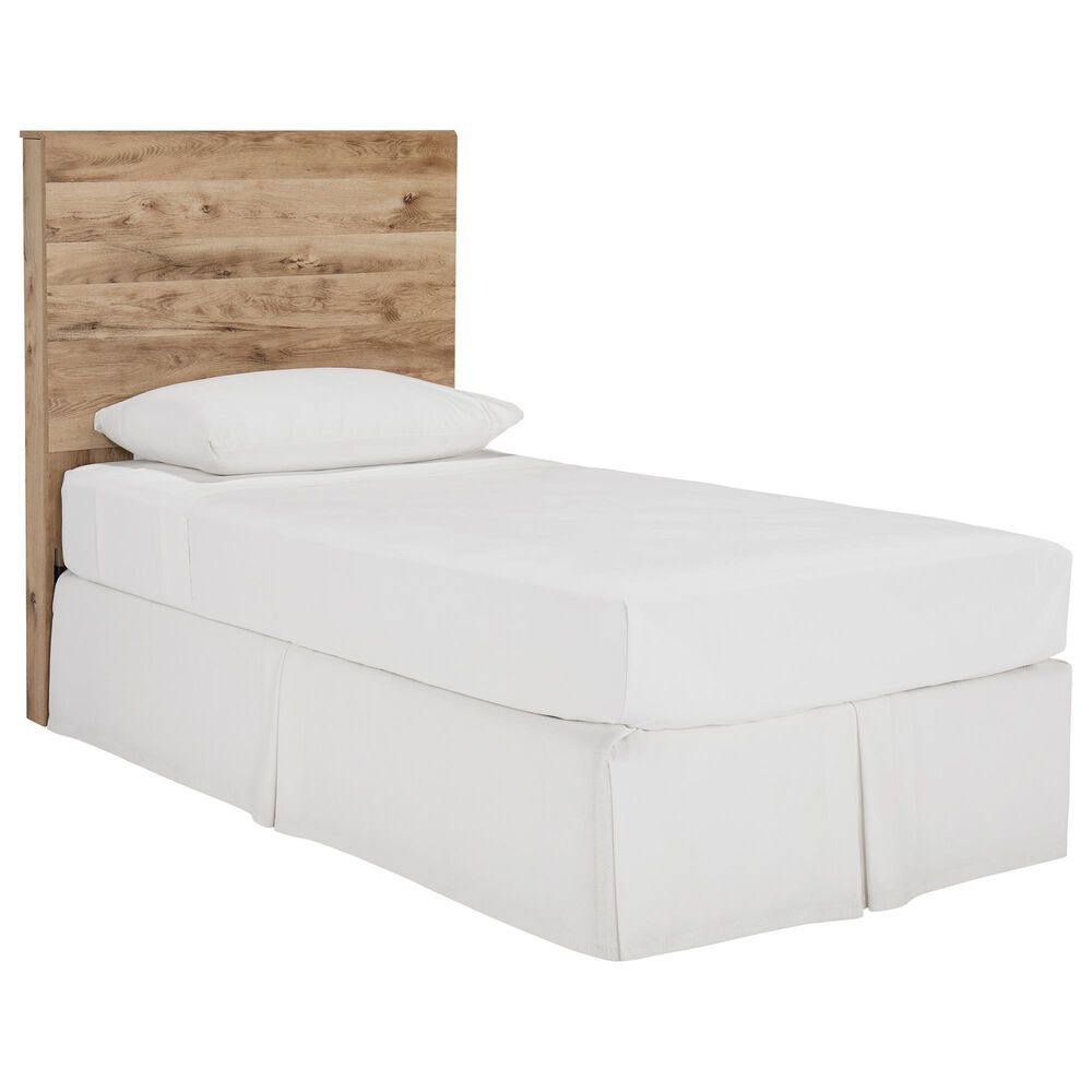 Ashley Hyanna Twin Panel Headboard in Golden Rustic, , large