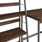 Signature Design by Ashley Soho Home Office Desk and Shelf in Dark Brown, , large