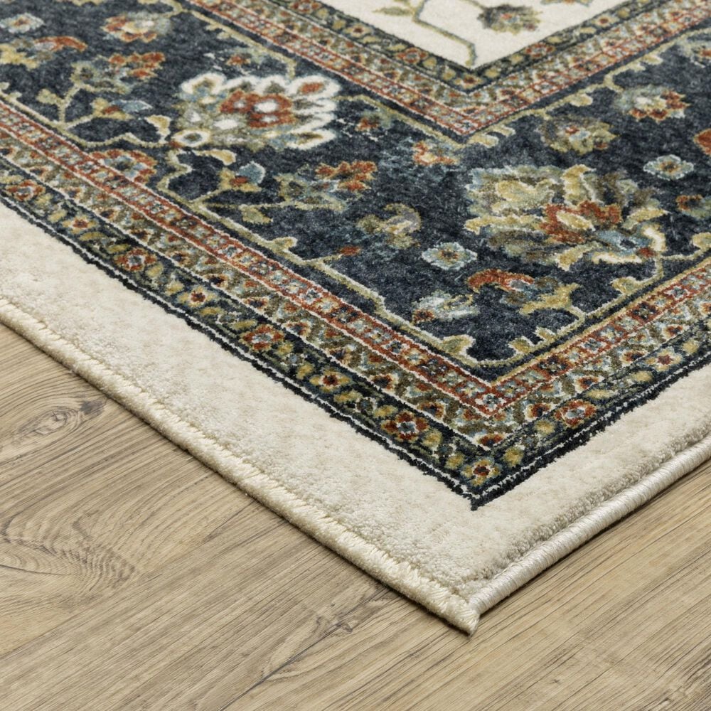 Oriental Weavers Vivian VI02B 2&#39;3&quot; x 7&#39;6&quot; Ivory Runner, , large