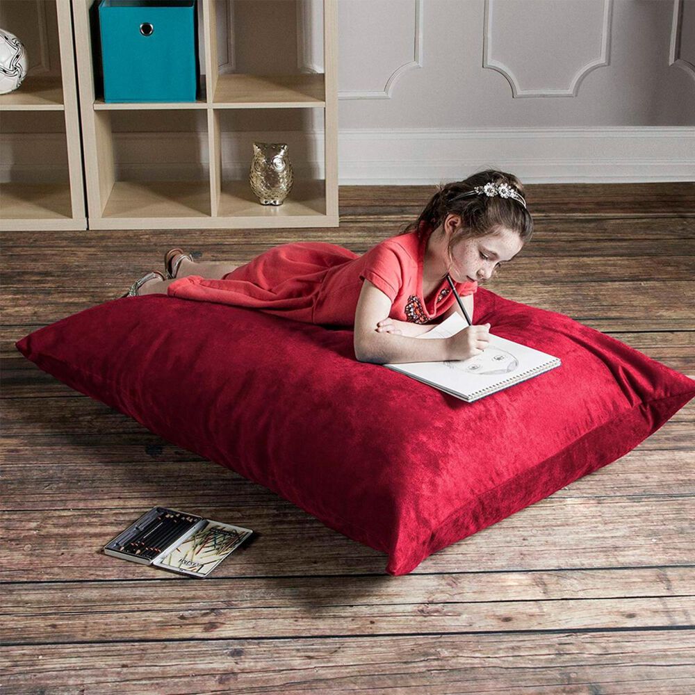 Jaxx 3.5&#39; Pillow Kids Bean Bag in Cherry, , large