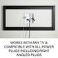 Sanus In-Wall TV Power and Cable Management Kit in White, , large