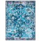 Safavieh Riviera 8" x 10" Navy and Light Blue Area Rug, , large