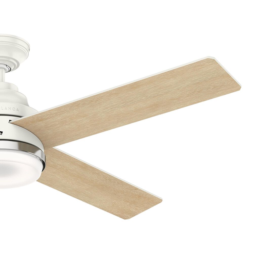 Hunter Daphne 54&quot; Ceiling Fan with LED Light in Fresh White, , large