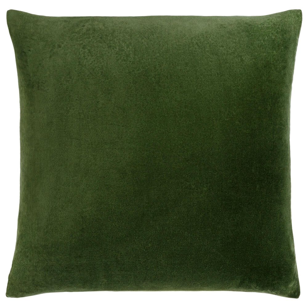 Surya 20&quot; Square Throw Pillow in Lunar Green, , large