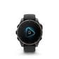 Garmin Fenix 8 Pro Sapphire AMOLED Smartwatch 47mm Carbon Gray DLC Titanium Case with Black and Pebble Gray Silicone Band, , large