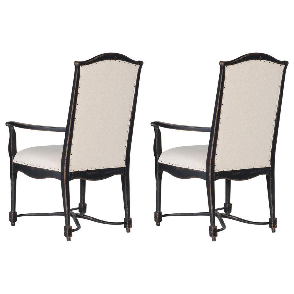Hooker Furniture Ciao Bella Arm Chair in Black &#40;Set of 2&#41;, , large