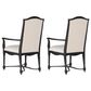 Hooker Furniture Ciao Bella Arm Chair in Black (Set of 2), , large