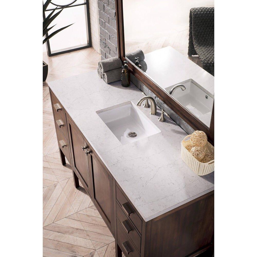 James Martin Vanities Addison 60" Single Bathroom Vanity in Mid Century Acacia with 3 cm Eternal Jasmine Pearl Quartz Top, , large