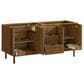 James Martin Laurent 72" Double Bathroom Vanity in Honey Oak with 3 cm White Zeus Silestone Top and Rectangular Sinks, , large
