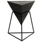 Maple and Jade Inverted Pyramid End Table in Black, , large