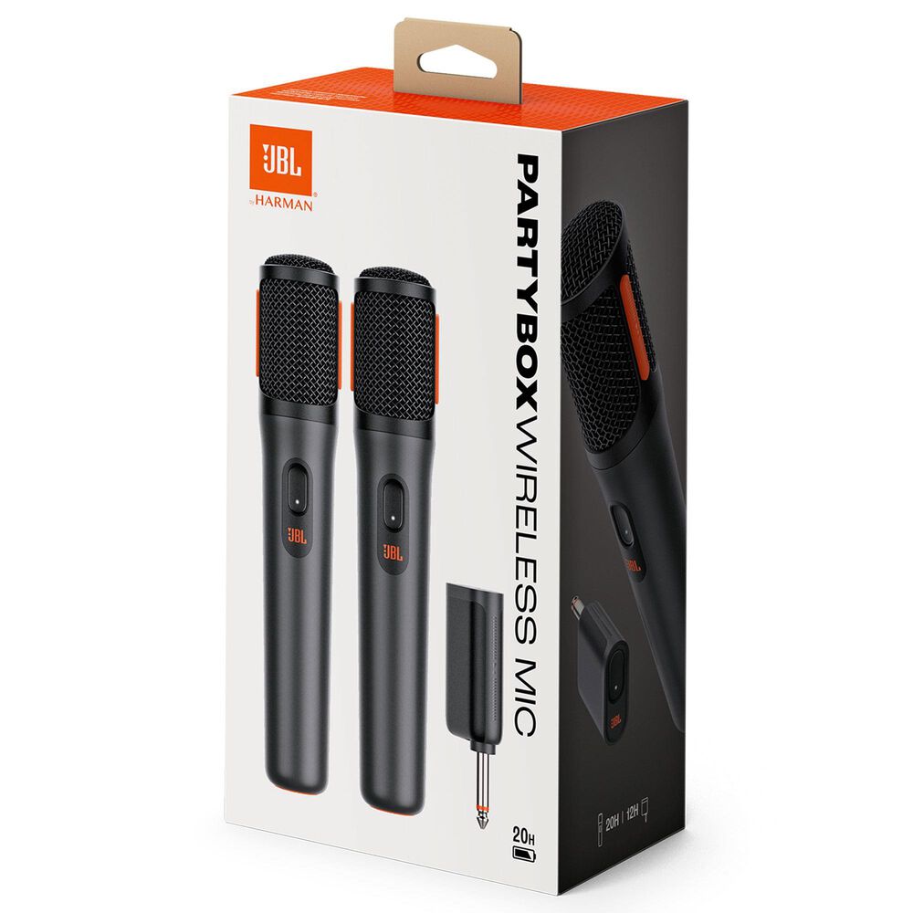 JBL PartyBox 2-Piece Wireless Microphone in Black, , large