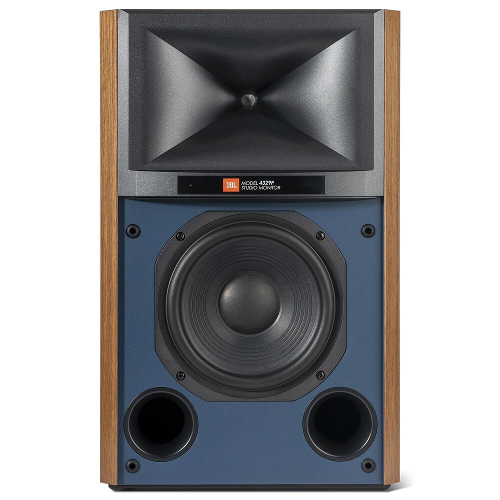 JBL 4329P Studio Monitor Powered Loudspeaker in Natural Walnut, , large