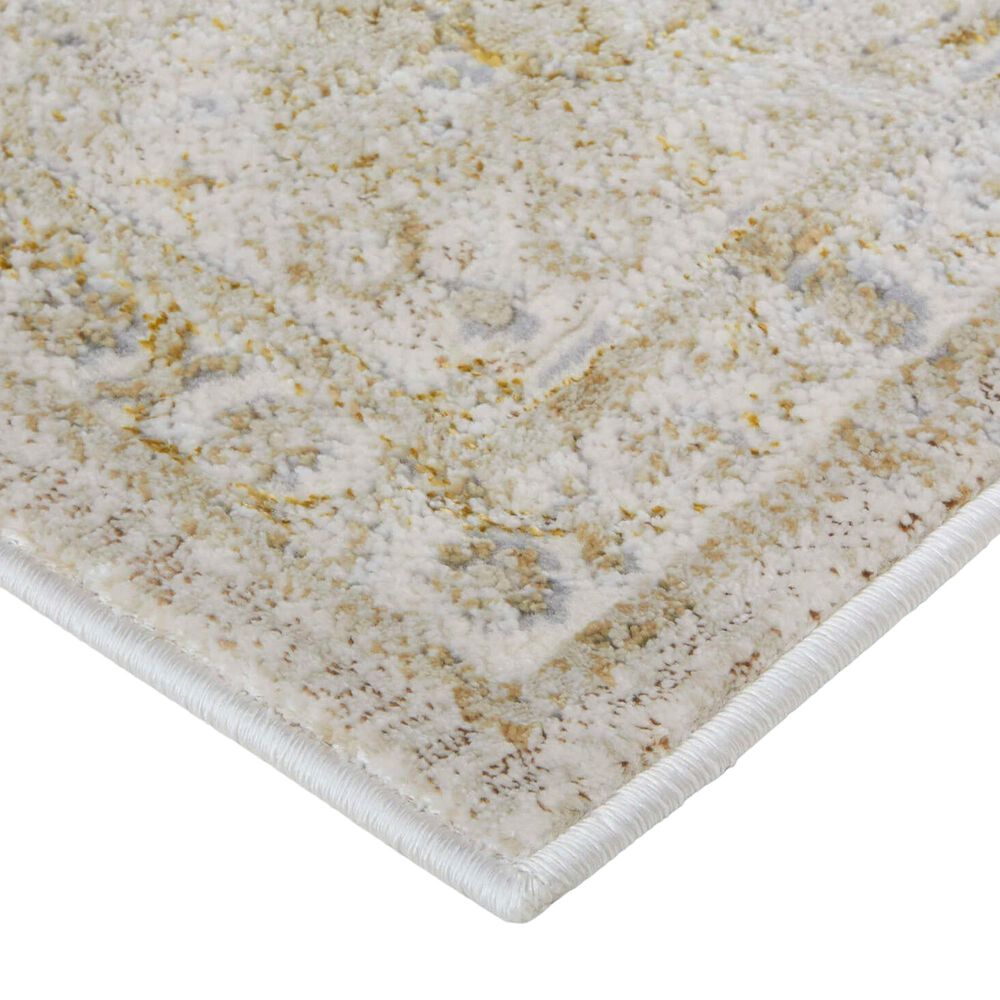 Feizy Aura 10&#39; x 13&#39;2&quot; Brown and Gold Area Rug, , large