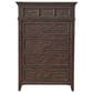 Belle Furnishings Paradise Valley 5-Piece King Bedroom Set in Saddle Brown, , large
