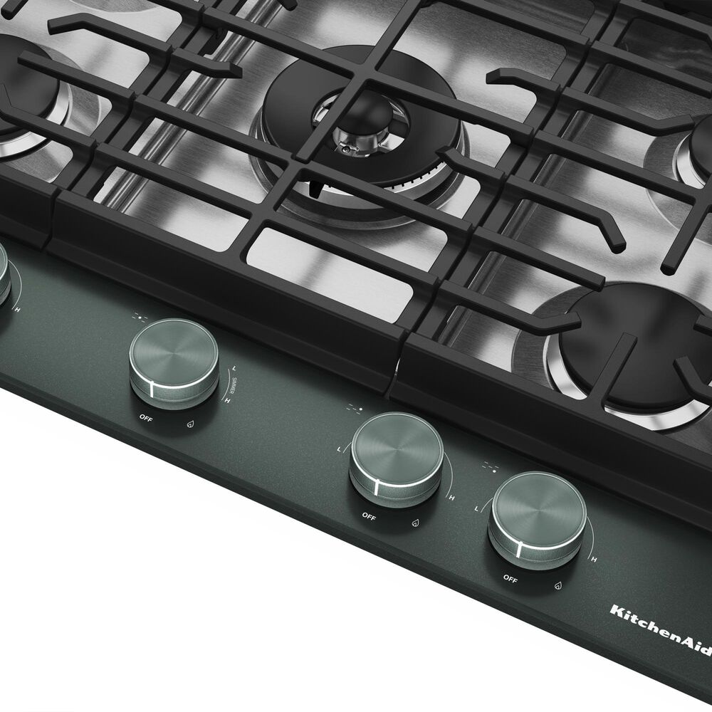 KitchenAid 30" Gas Cooktop with 5 Burners in Juniper, , large